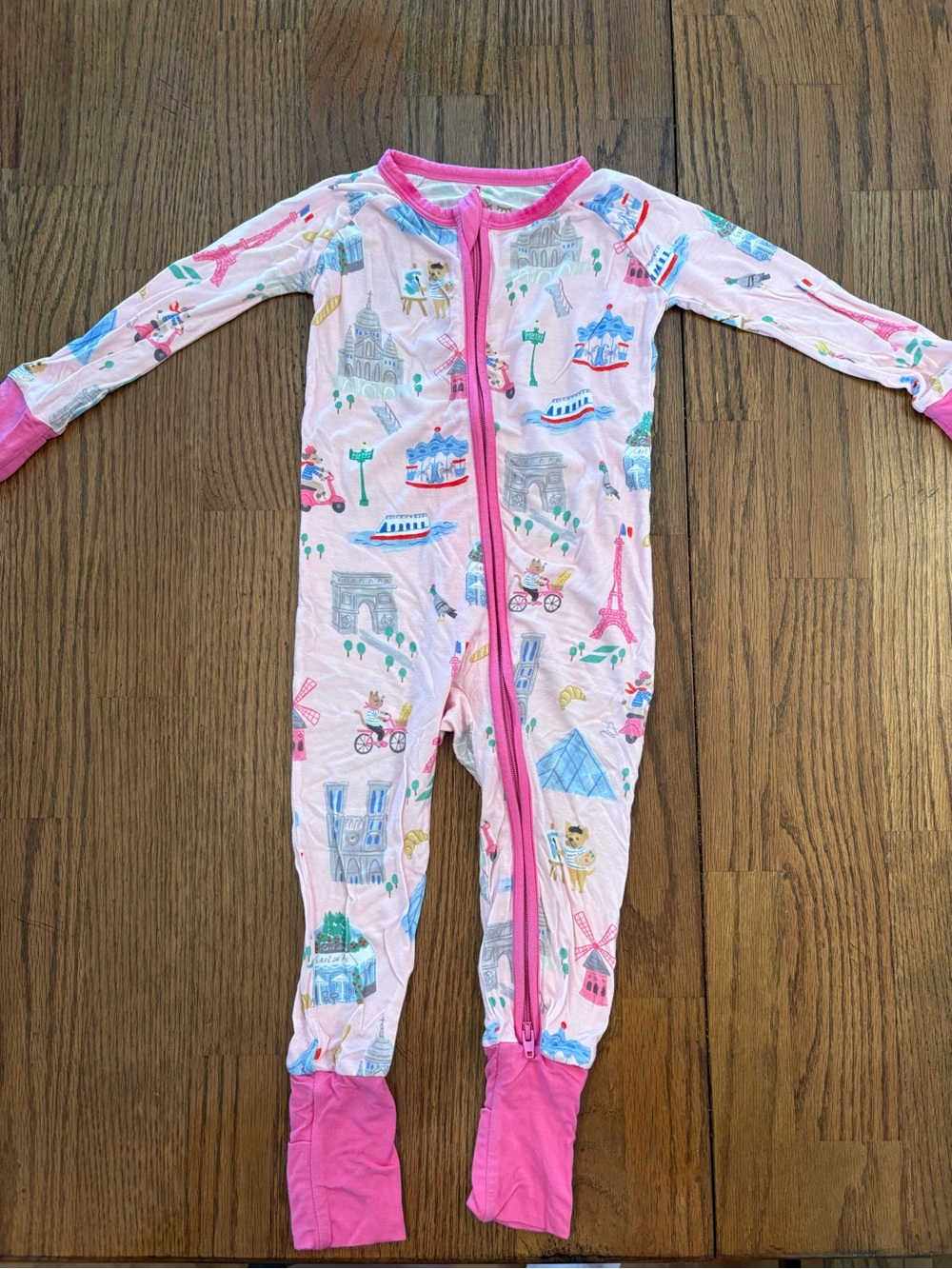 Little Sleepies Weekend in Pink Paris Zippy Pajamas